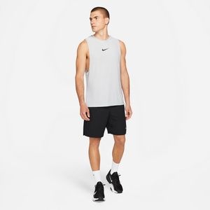 Nike Pro Training Tank Dri-Fit Light Smoke Gray/Black Men's Size XL (CZ2272-077)